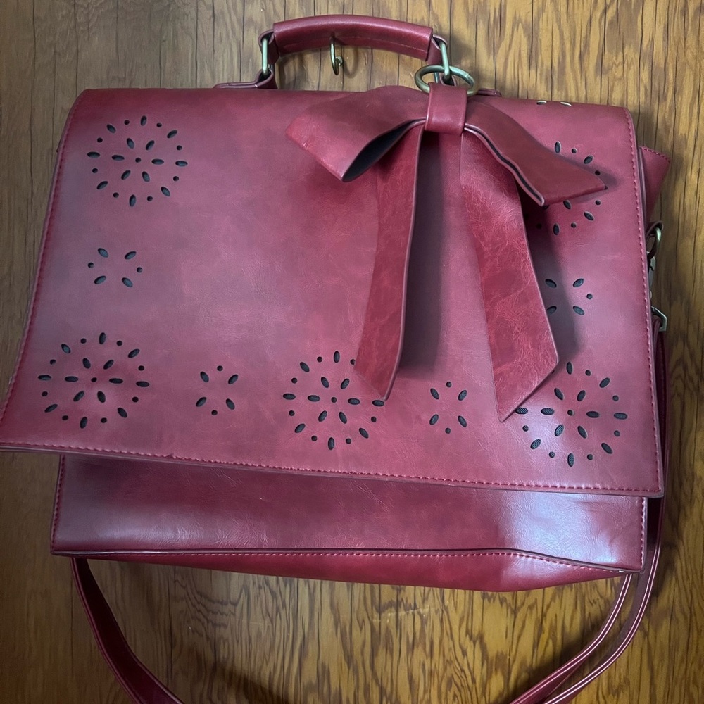 100% Vegan Leather Briefcase